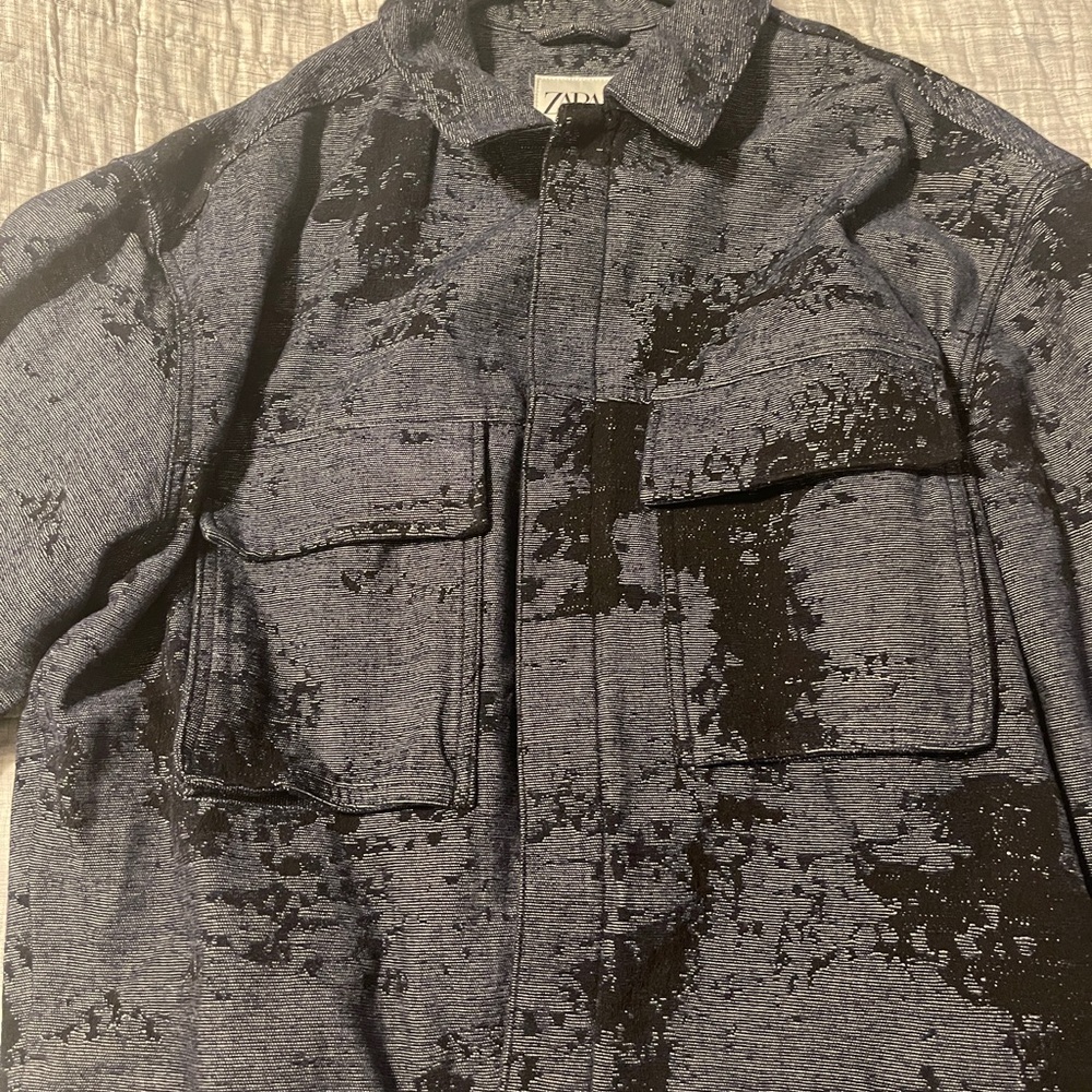 Zara Men's Blue and black Jean set